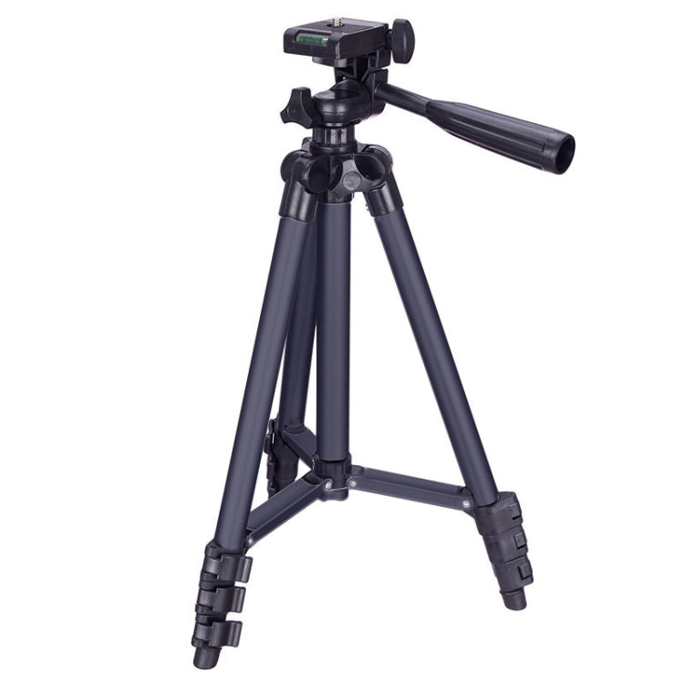 3120 Live Broadcast Tripod 4-Section Folding Legs Aluminum Alloy Tripod Mount with U-Shape Three-Dimensional Tripod Head for DSLR & Digital Camera, Adjustable Height: 34-103cm, 3120 Silver, 3120 Black