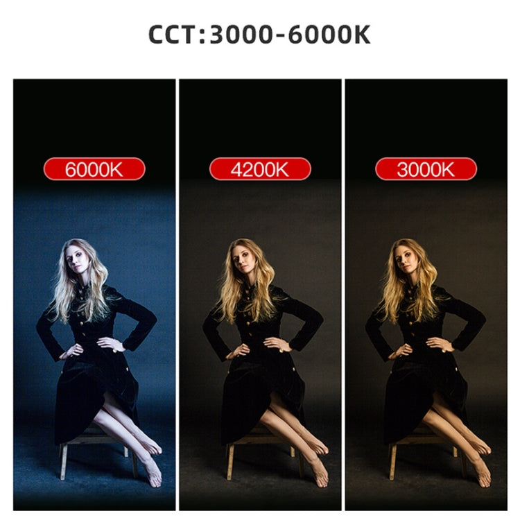 LUXCeO RGB Colorful Photo LED Stick Video Light APP Control Adjustable Color Temperature Waterproof Handheld LED Fill Light with Remote Control, P200 RGB