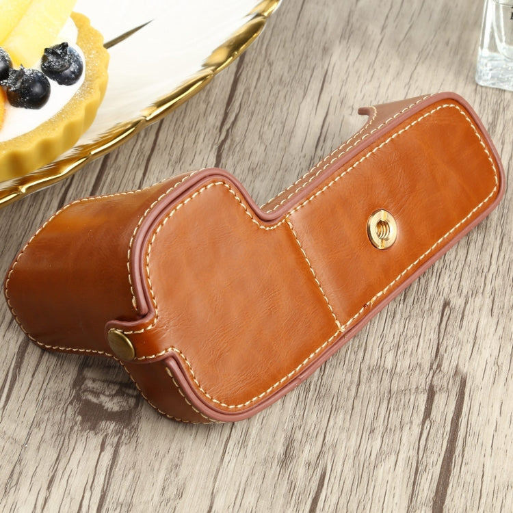 1/4 inch Thread PU Leather Camera Half Case Base for Canon EOS 90D, For Canon EOS 90D