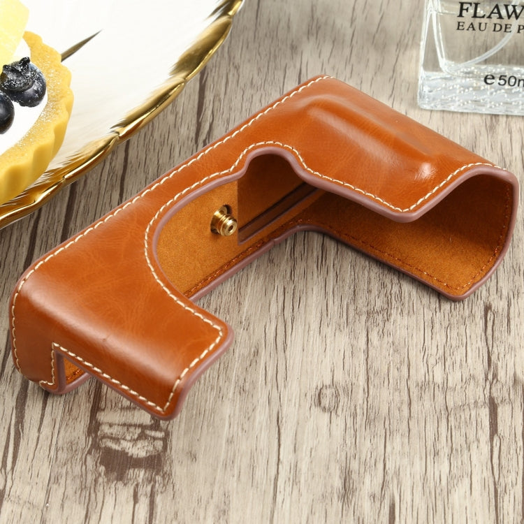 1/4 inch Thread PU Leather Camera Half Case Base for FUJIFILM XE4, For FUJIFILM XE4