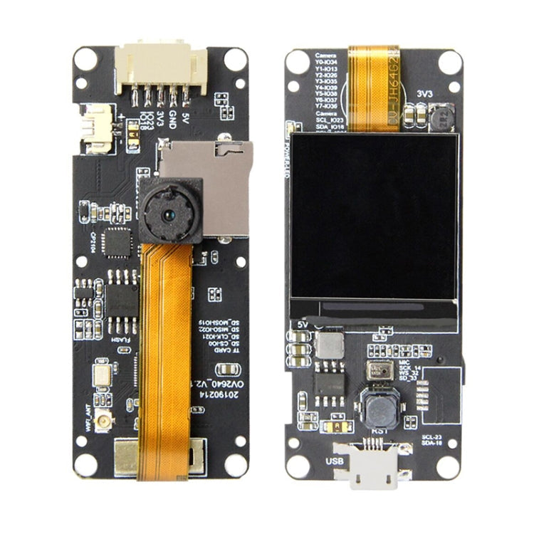TTGO OV2640 Fisheye Single Lens Camera Module for T-Camera Plus ESP32-DOWDQ6 8MB SPRAM, Fisheye Single Lens