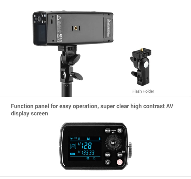 Godox AD200 Pro TTL Flash – 2.4GHz Wireless, HSS 1/8000s, 2900mAh