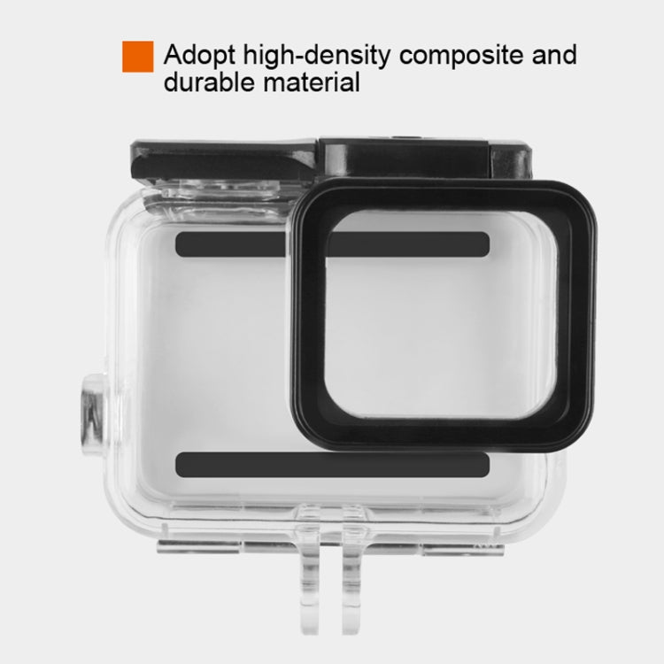45m Waterproof Housing Protective Case + Touch Screen Back Cover for GoPro NEW HERO /HERO6 /5, with Buckle Basic Mount & Screw, No Need to Remove Lens, Touch Screen (Transparent)