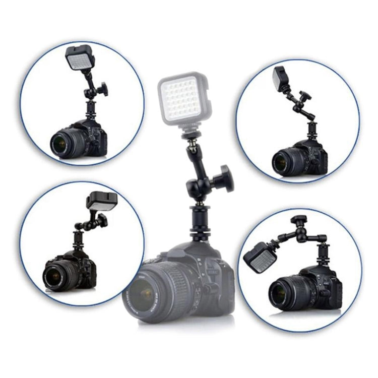 7 inch Adjustable Friction Articulating Magic Arm + Large Claws Clips, 7 inch Magic Arm + Claws Clips
