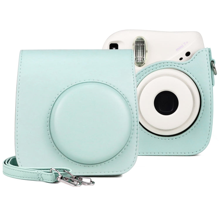 Retro Full Body PU Leather Case Camera  Bag with Strap for FUJIFILM instax mini 7+, For FUJIFILM instax mini 7+