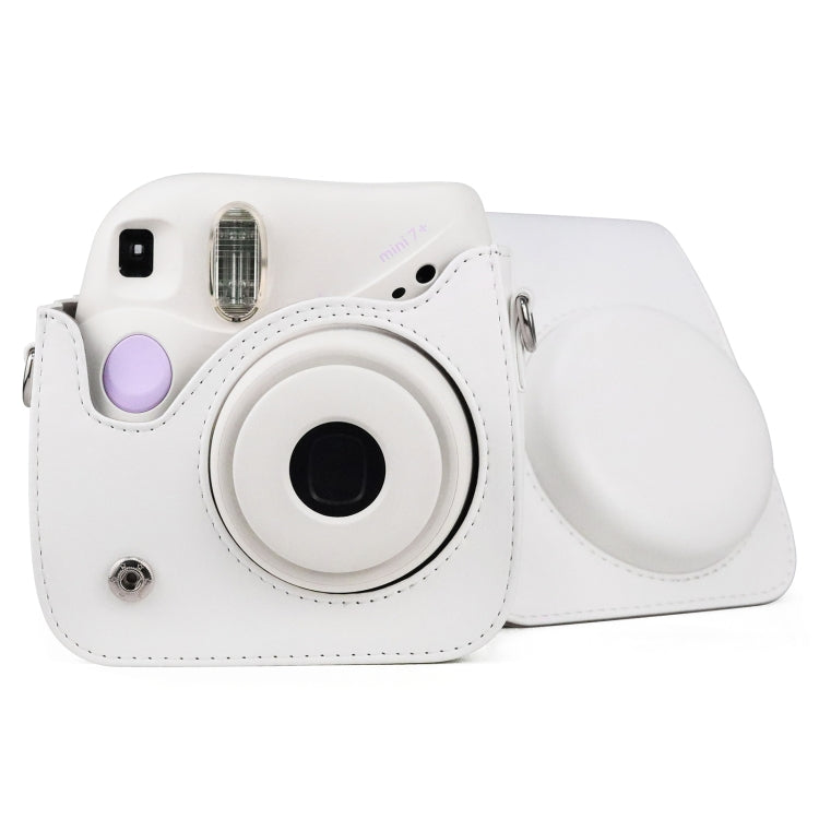 Retro Full Body PU Leather Case Camera  Bag with Strap for FUJIFILM instax mini 7+, For FUJIFILM instax mini 7+