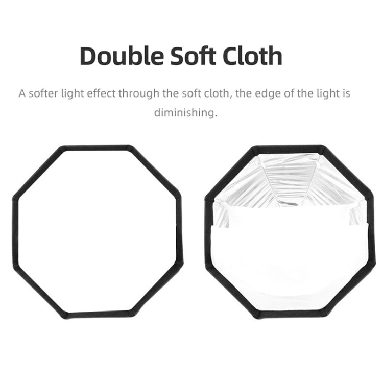 TRIOPO K2-55 55cm Speedlite Flash Octagon Parabolic Softbox Bowens Mount Diffuser, K2-55