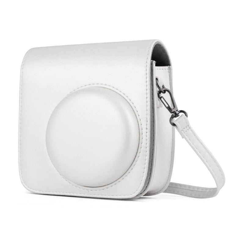 Solid Color Full Body Camera Leather Case Bag with Strap for FUJIFILM Instax mini 11