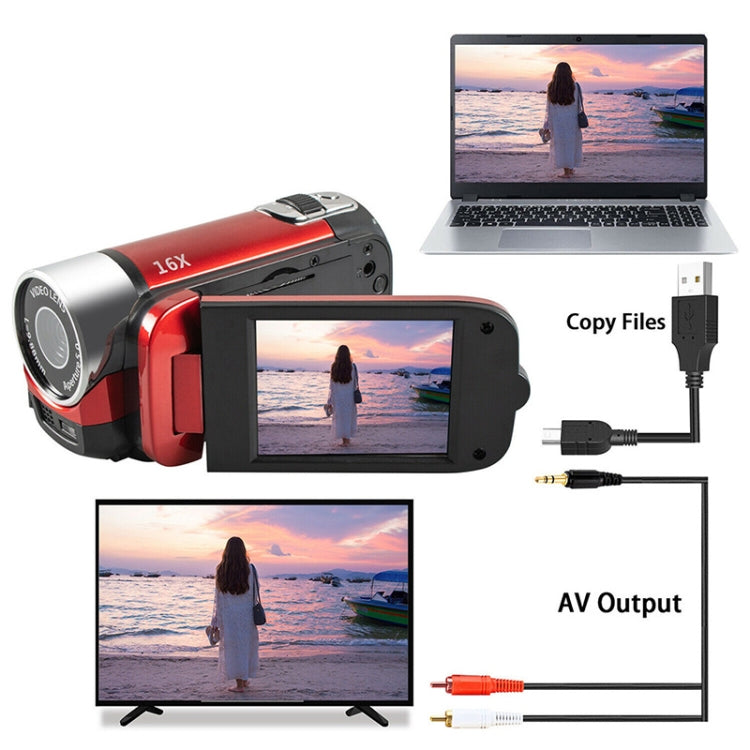 16X Digital Zoom HD 16 Million Pixel Home Travel DV Camera, UK Plug, UK Plug