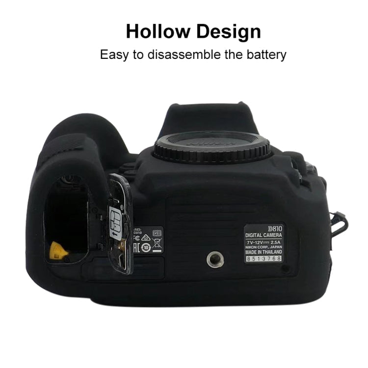 Soft Silicone Protective Case for Nikon D810, For Nikon D810
