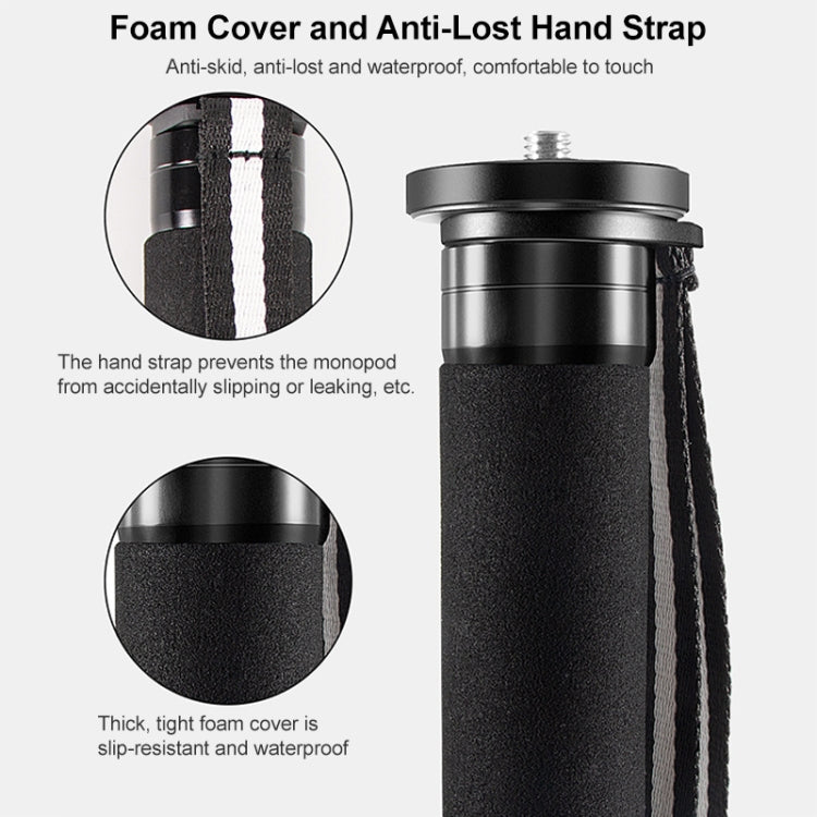 BEXIN P406C Camera Carbon Fiber Monopod Travel Live Selfie Bracket Holder, P406C