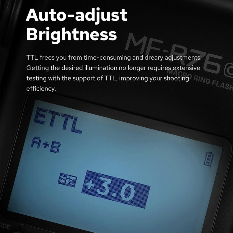 Godox MF-R76C TTL Macro Ring Flash for Canon, MF-R76C