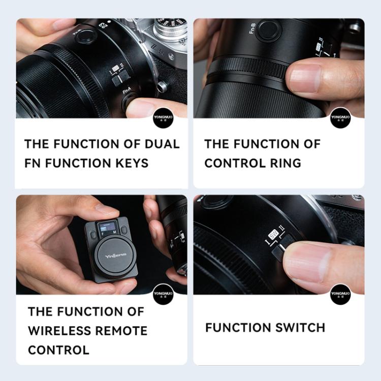 YONGNUO YN23mm F1.4Z DA DSM WL Pro Lens – APS-C Nikon Z, Remote Control