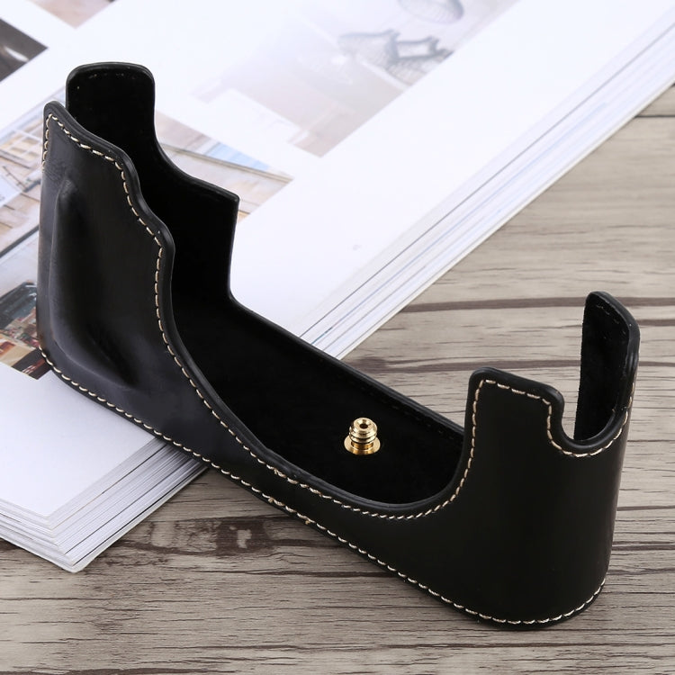 1/4 inch Thread PU Leather Camera Half Case Base for Leica M10, For Leica M10