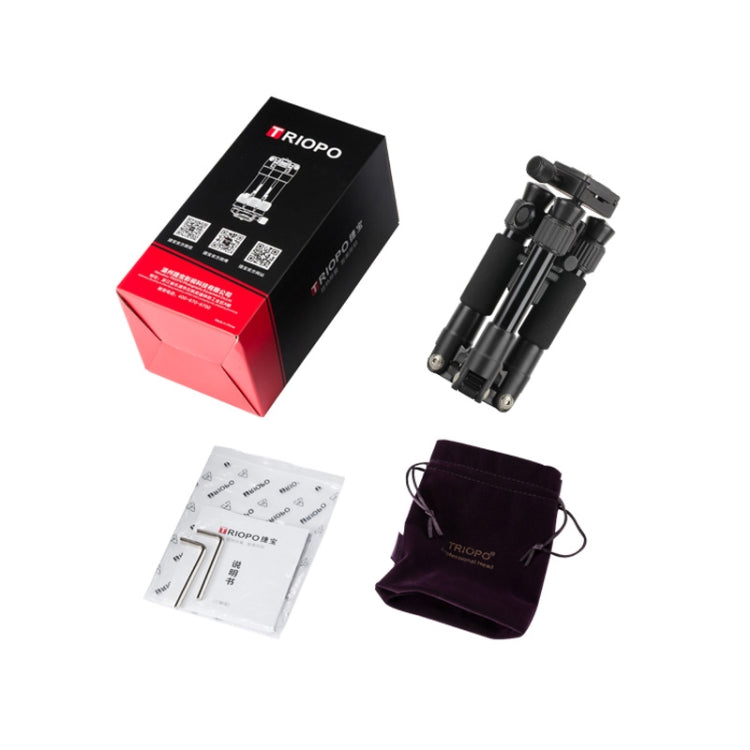 TRIOPO T226 Adjustable Portable  Aluminum Alloy Tripod with D-0 Ball Head for SLR Camera, T226