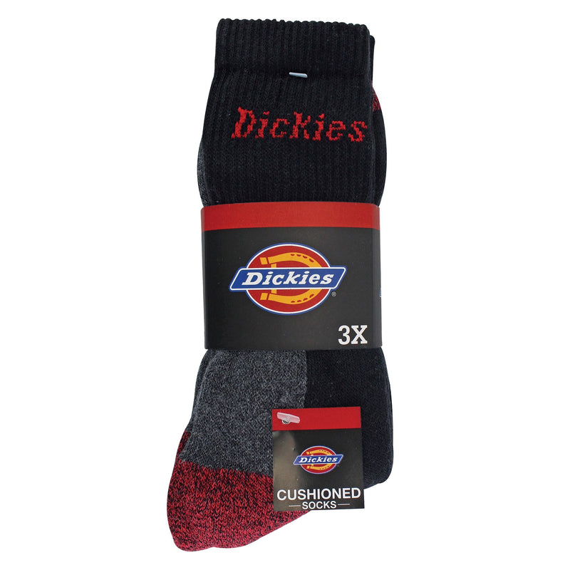 Mens 3 Pack Cushioned Work Socks