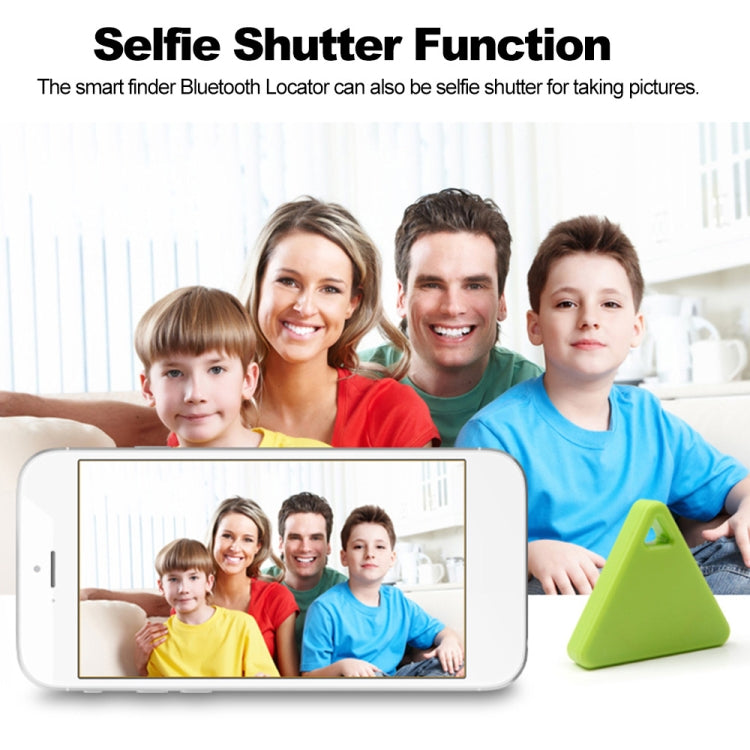 HCX003 Triangle Two-way Smart Bluetooth Anti-lost Keychain Finder, HCX003 Green, HCX003 White, HCX003 Black, HCX003 Pink