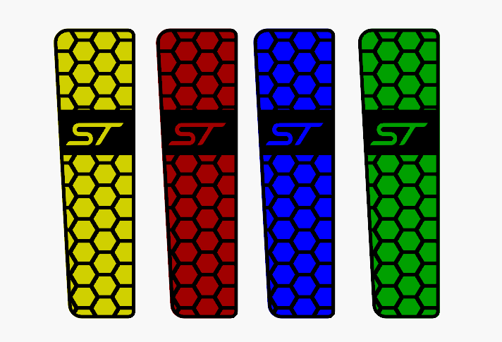 Car Enhancements UK - Dead Pedal (Multiple Designs & Colours) - Ford Focus MK2 / 2.5 All Models (2004-2010)