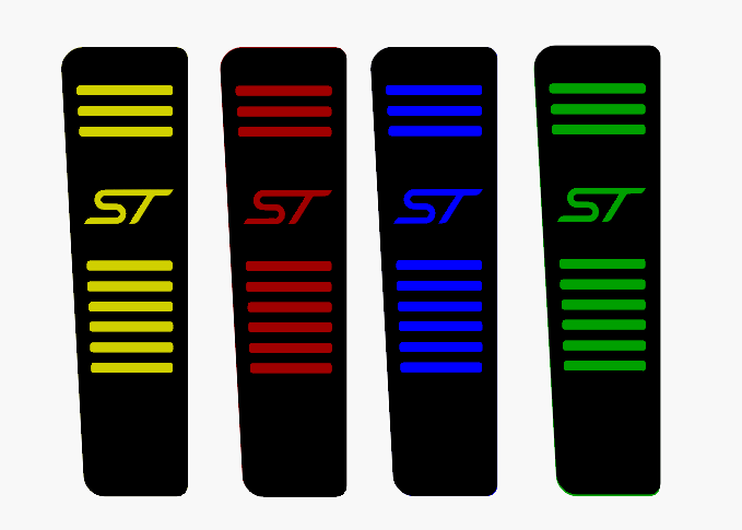 Car Enhancements UK - Dead Pedal (Multiple Designs & Colours) - Ford Focus MK3 / 3.5 All Models (2010-2018)