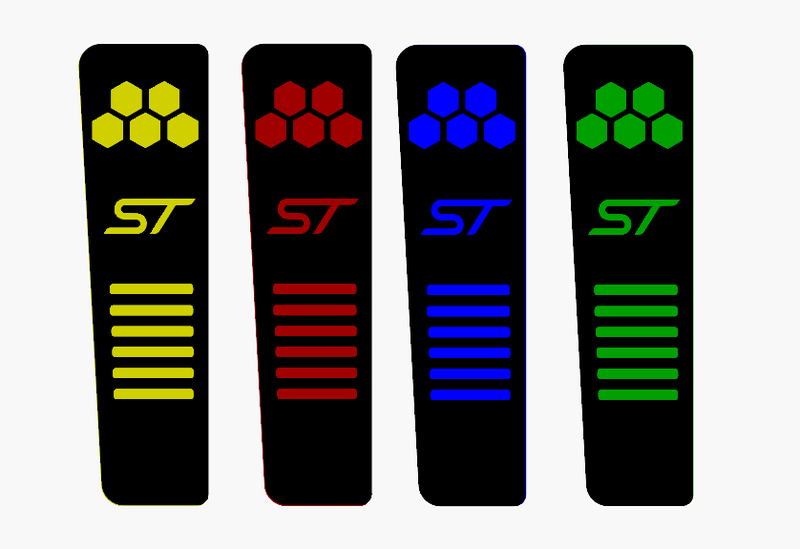 Car Enhancements UK - Dead Pedal (Multiple Designs & Colours) - Ford Fiesta MK8 / 8.5 All Models (2017-2024)