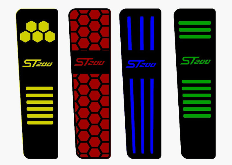 Car Enhancements UK - Dead Pedal (Multiple Designs & Colours) - Ford Fiesta MK7 / 7.5 All Models (2008-2017)