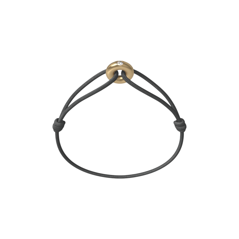 Mini Golden Soho Diamond Cord Bracelet
