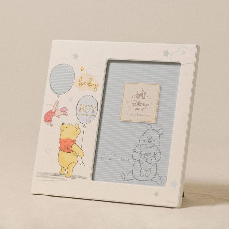Winnie The Pooh 6x4 Baby Boy Frame