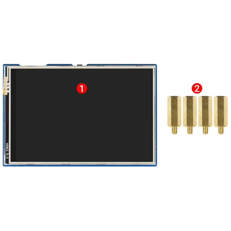 WAVESHARE 3.5 inch 65K Colors 480 x 320 Touch Display Module for Raspberry Pi Pico, SPI Interface, 3.5 inch