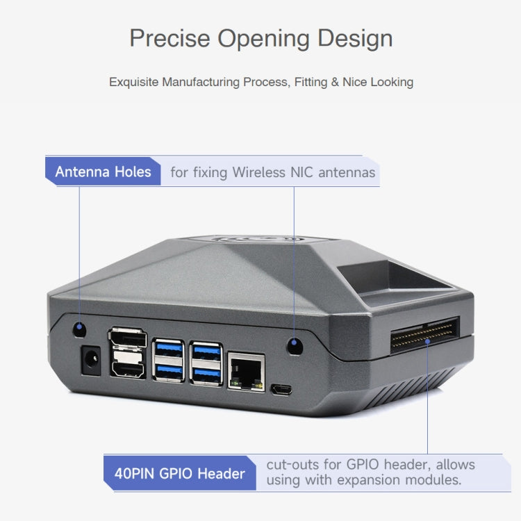 Waveshare Aluminum Case Type F for Jetson Nano Development Kit