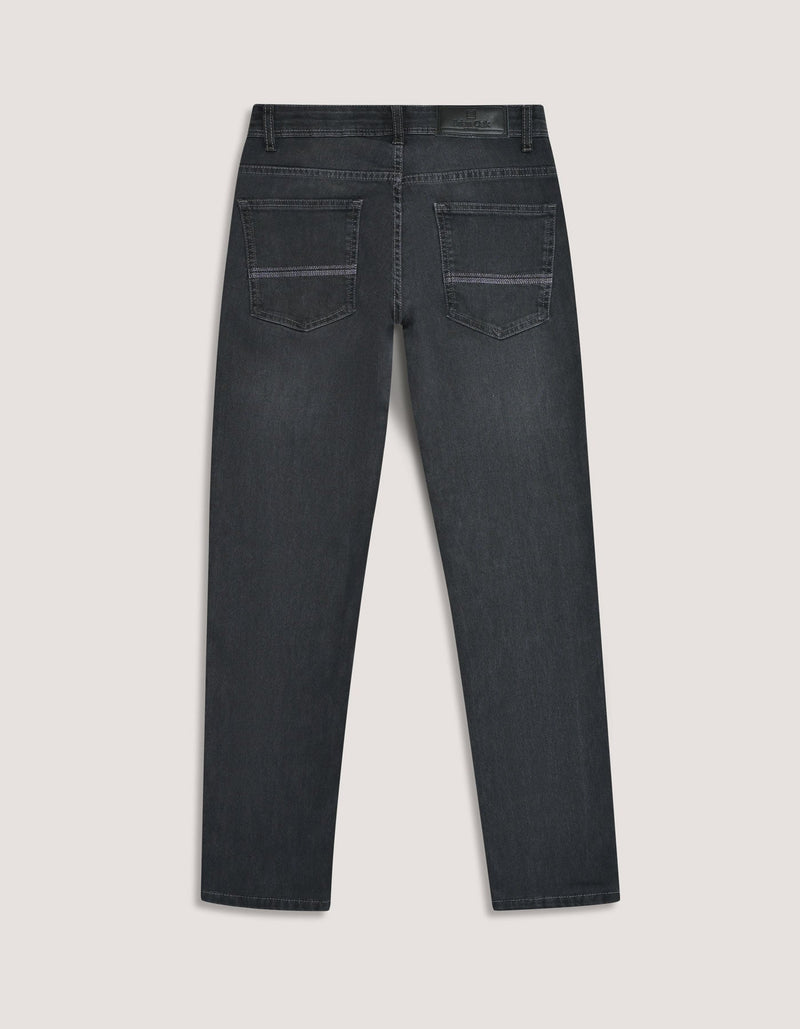 Classic Dark Grey Denim Jeans