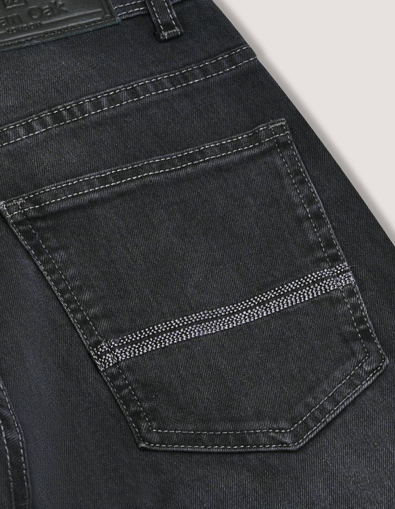 Classic Dark Grey Denim Jeans