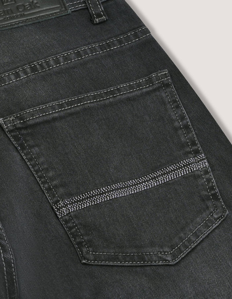 Classic Dark Grey Denim Jeans
