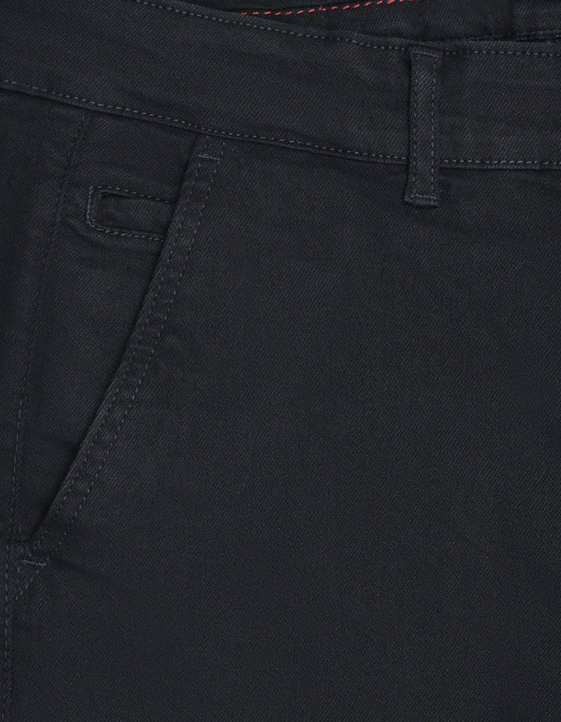 Men's Cross Pocket Black Jeans