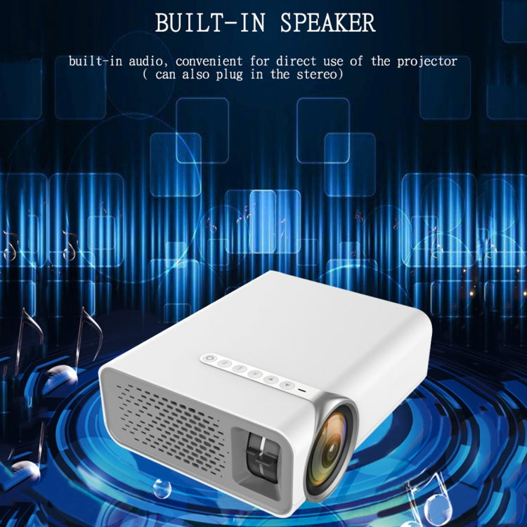 YG520 1800 Lumens HD LCD Projector,Built in Speaker,Can Read U disk, Mobile hard disk,SD Card, AV connect DVD, Set top box., Standard Version