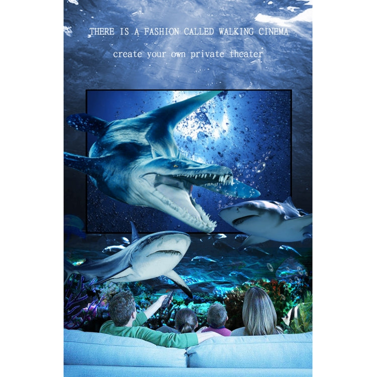 YG520 1800 Lumens HD LCD Projector,Built in Speaker,Can Read U disk, Mobile hard disk,SD Card, AV connect DVD, Set top box., Standard Version