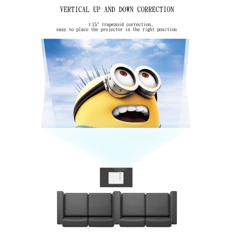 YG520 1800 Lumens HD LCD Projector,Built in Speaker,Can Read U disk, Mobile hard disk,SD Card, AV connect DVD, Set top box., Standard Version