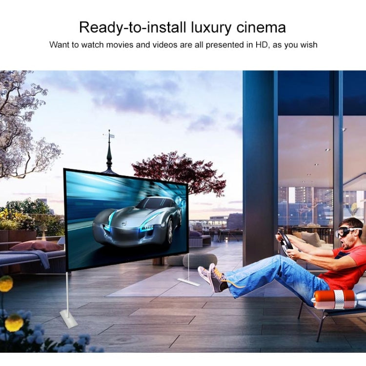 Outdoor Bracket Folding Polyester Projector Film Curtain, Size: 100 inch (16:9), Size: 100 inch