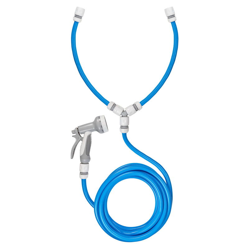Dog Shower Mix Hot/Cold Water Blue