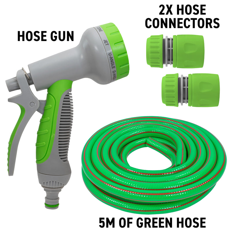 Dog Shower Kit Cold Water Green