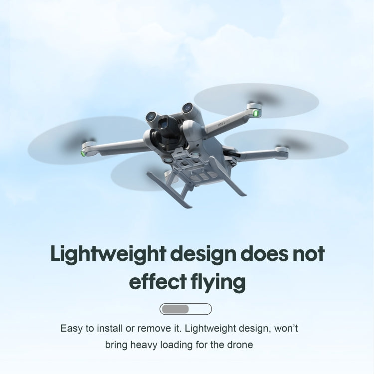 STARTRC Folding Anti-fall Anti-dirt Heightened Landing Gear Training Rack for DJI Mini 3 Pro, For DJI Mini 3 Pro