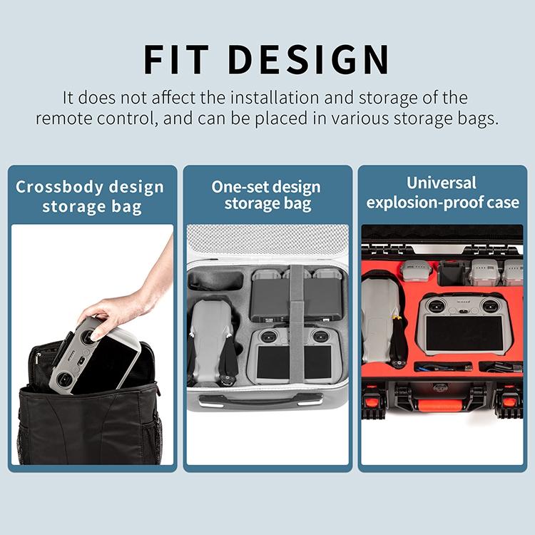 For DJI Air 3 / RC2 Remote Control STARTRC Silicone Shockproof Anti-scratch Case, For DJI Air 3 / RC2 Remote Control