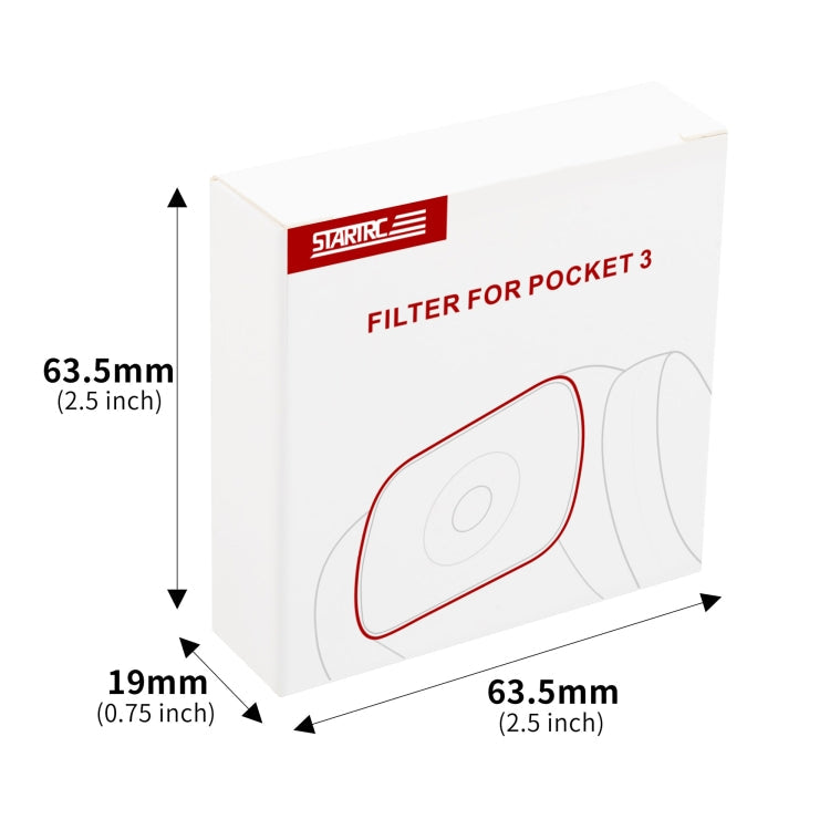 For DJI OSMO Pocket 3 STARTRC Star Lens Filter, Star