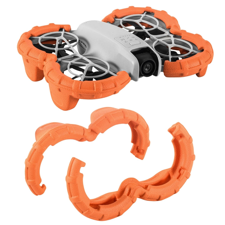 For DJI Neo STARTRC Light Anti-Sink Floating Propeller Guard Bumper, For DJI Neo (Orange)
