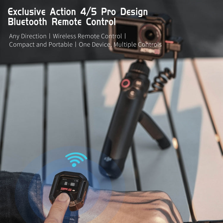 For DJI Osmo Action 5 Pro / 4 / 3 GPS Bluetooth Remote Control, For DJI Osmo Action 5 Pro / 4