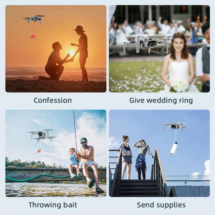 For DJI Mini 2 / Mavic Mini Air-Dropping System Thrower Parabolic, For DJI Mini 2 / Mavic Mini