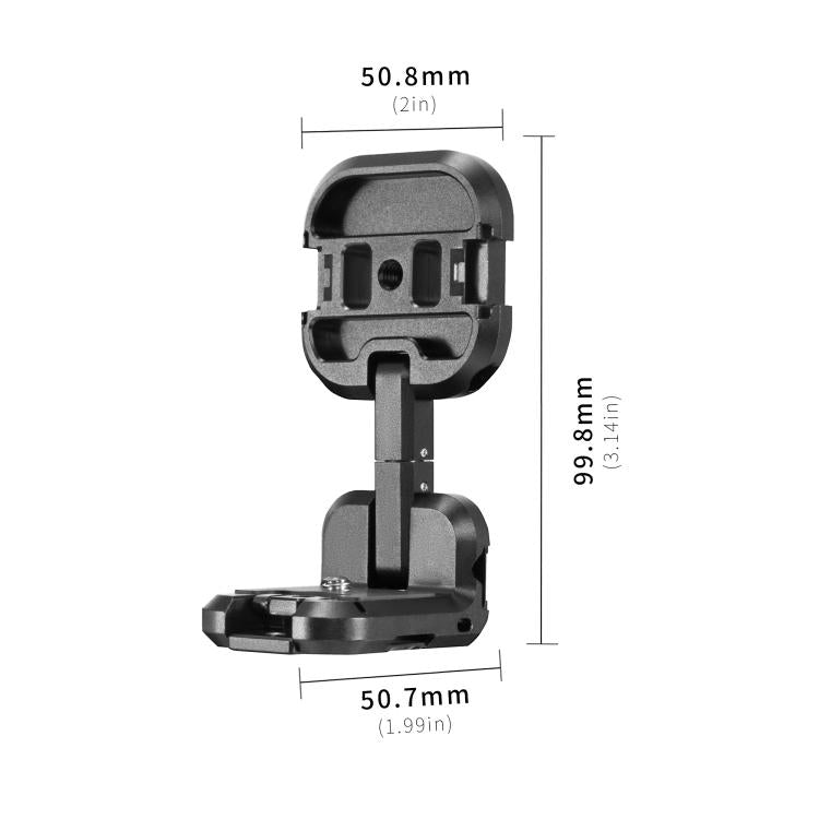 For DJI Osmo Pocket 3 STARTRC Metal L-shaped Expansion Bracket, For DJI Osmo Pocket 3