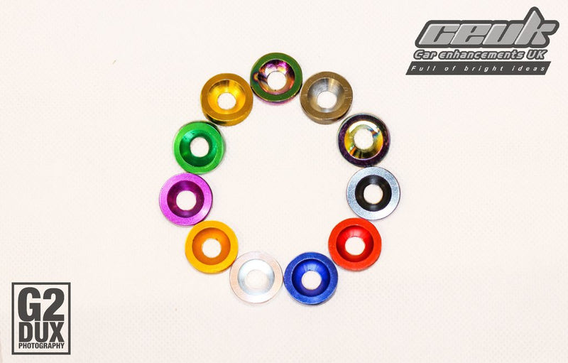 Fiesta MK8 & MK8.5 Engine Bay Dress-Up Kit | Anodized Washers & Stainless Screws | CEUK