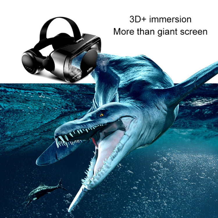 VRG Pro Audio Video Version Blu-ray Coated Lenses All-in-one Mobile Phone 3D VR Glasses, Blu-ray Coated Lenses