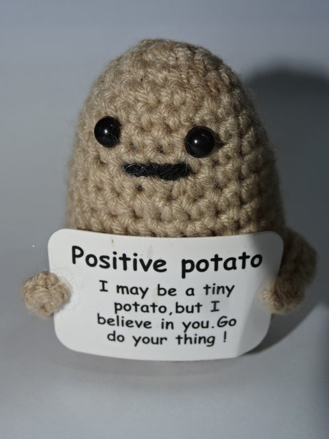Positive Potato Crocheted Gift