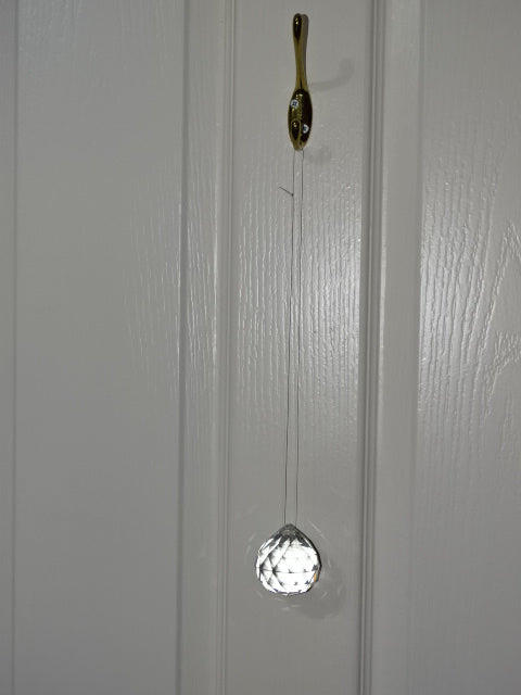 Solid Multi Faceted K9 Glass Sun Catcher / Window Ornament
